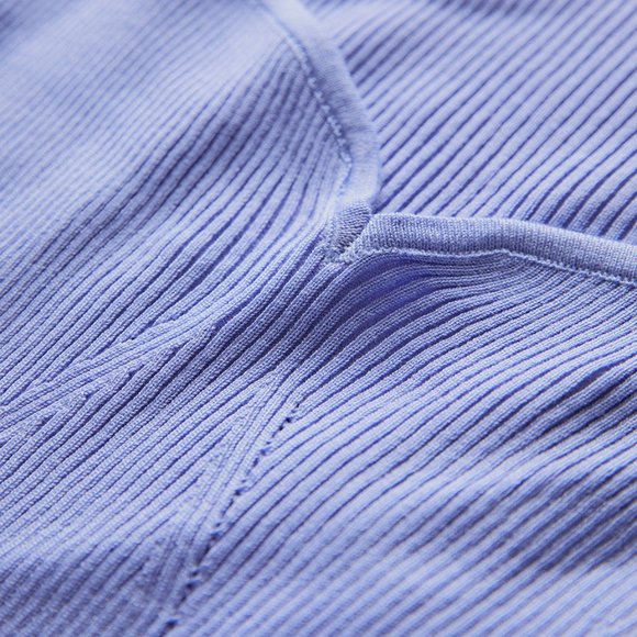 Lavender Ribbed Crop Top - Picture 5 of 5